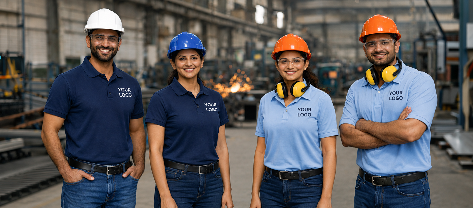 Industrial Polos and T-Shirts